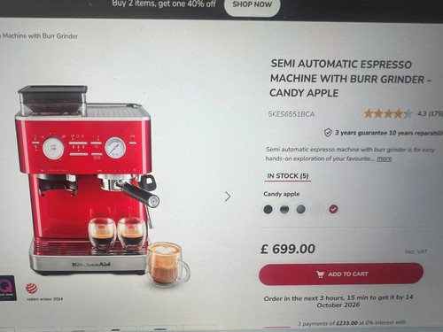 Kitchenaid espresso coffee - kitchenaid,