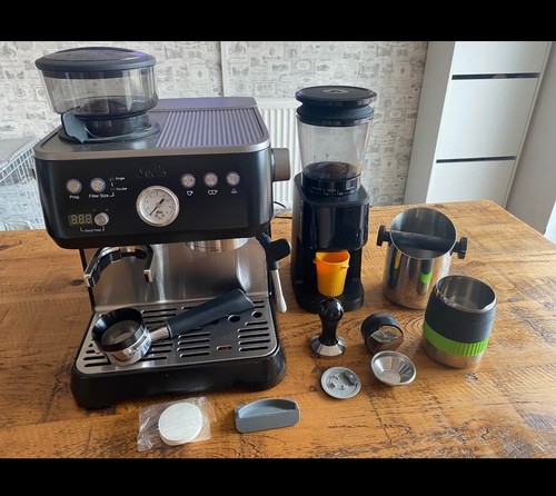 Solid grind and - grind, coffee