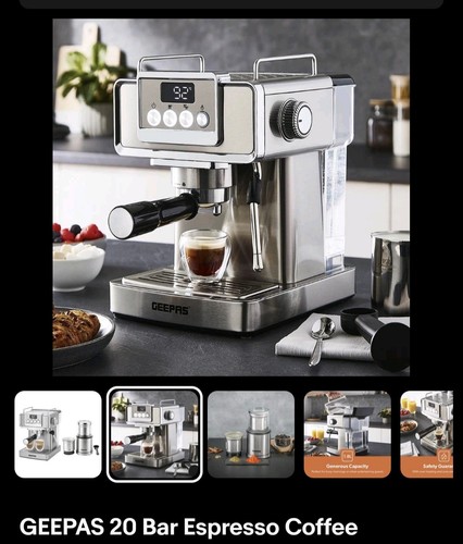 Geepas bar espresso coffee - geepas,
